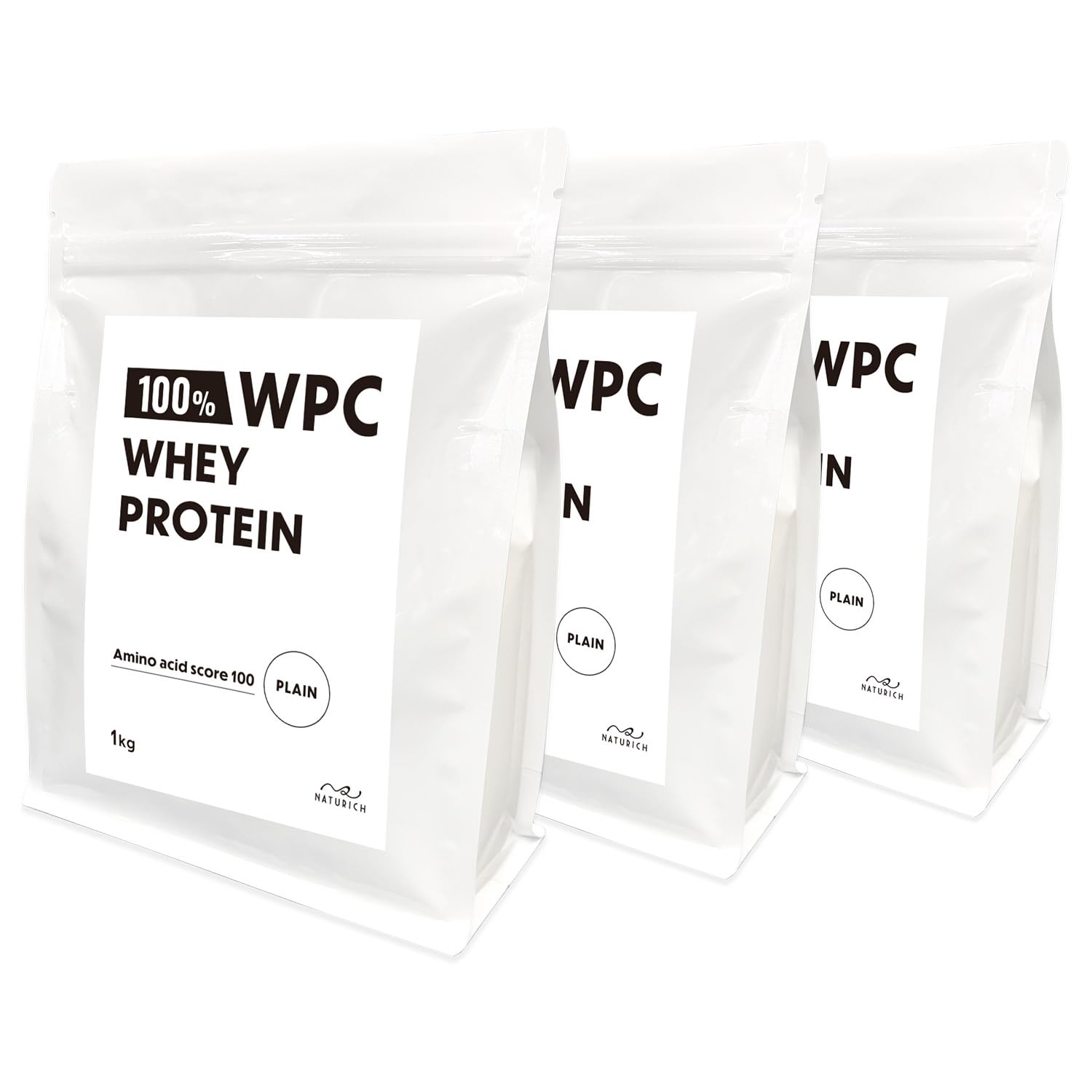 Amazon | naturich 100% WPC ホエイプロテイン 3kg 無添加 ドイツ産